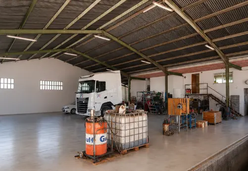 Interior de las instalaciones en Morella